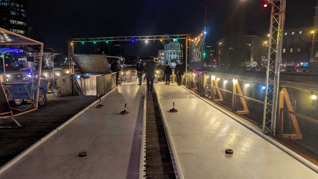 Eisstockschießen Foto